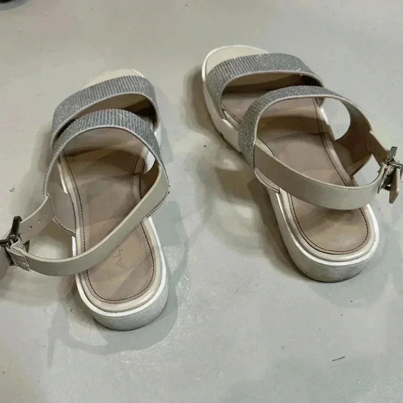 Aldo sparkly rhinestone sandals  Women’s Size 7 US Eliraviel nude shoe - Picture 9 of 11